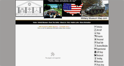 Desktop Screenshot of militarymuseummap.com